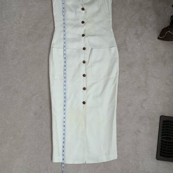 Port international linen mix long button dress - Picture 12 of 14